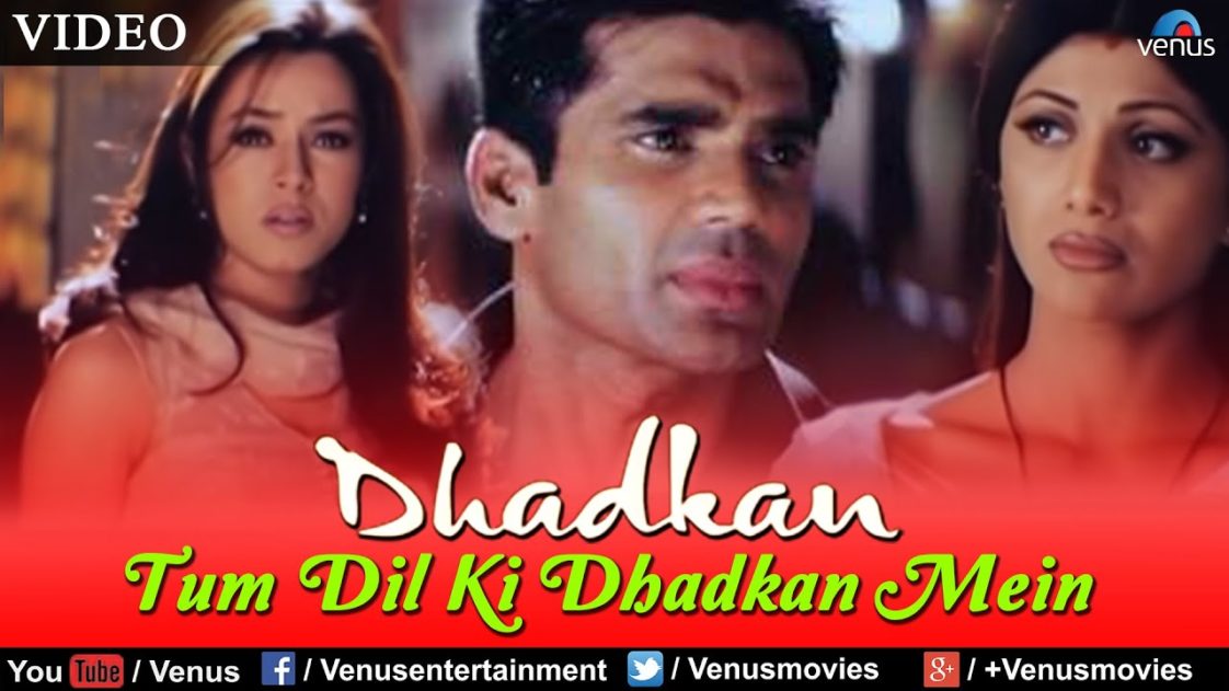 TUM DIL KI DHADKAN MEIN LYRICS - Dhadkan (2000) - Abhijeet Bhattacharya ...