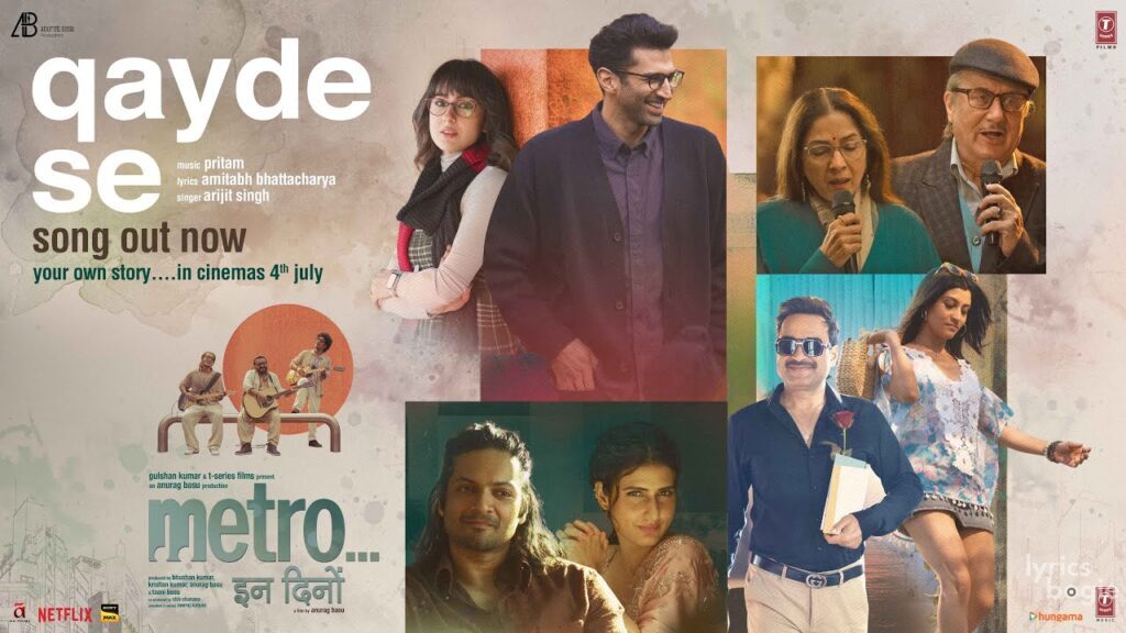 QAYDE SE LYRICS क़ायदे से - Metro... In Dino - Arijit Singh | LyricsBogie